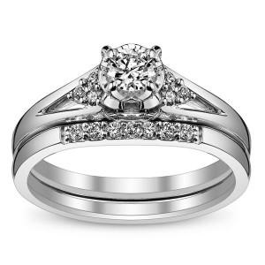 affordable white gold diamond rings for women