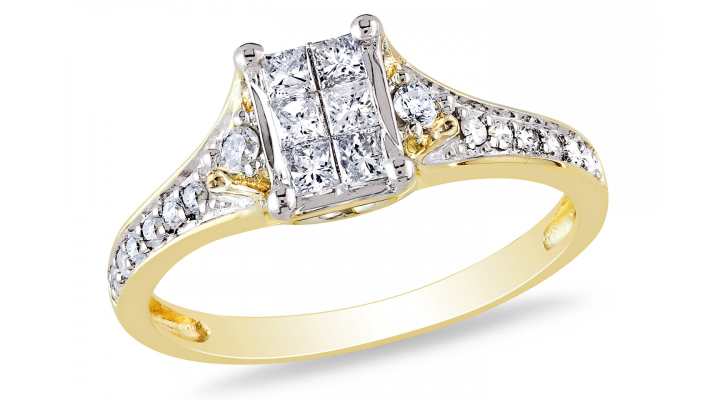 gold diamond rings