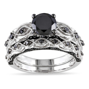 best black diamond ring design