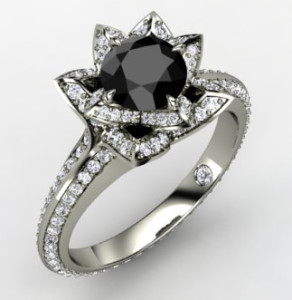 best black engagement rings