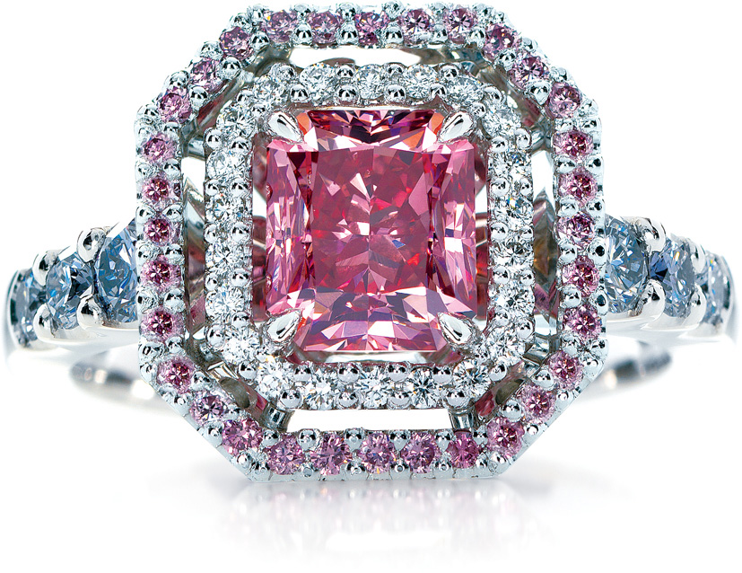 Pink diamond engagement rings price