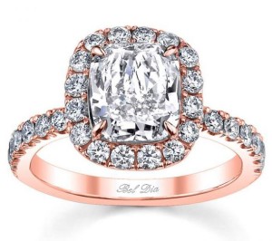 exquisite rose gold engagement rings