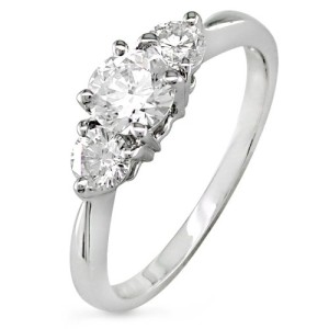 pretty white gold engagement rings