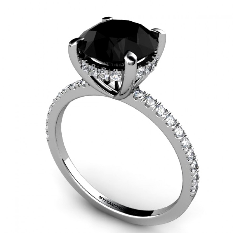 All About Black Diamond Engagement Rings | Black Diamond Ring